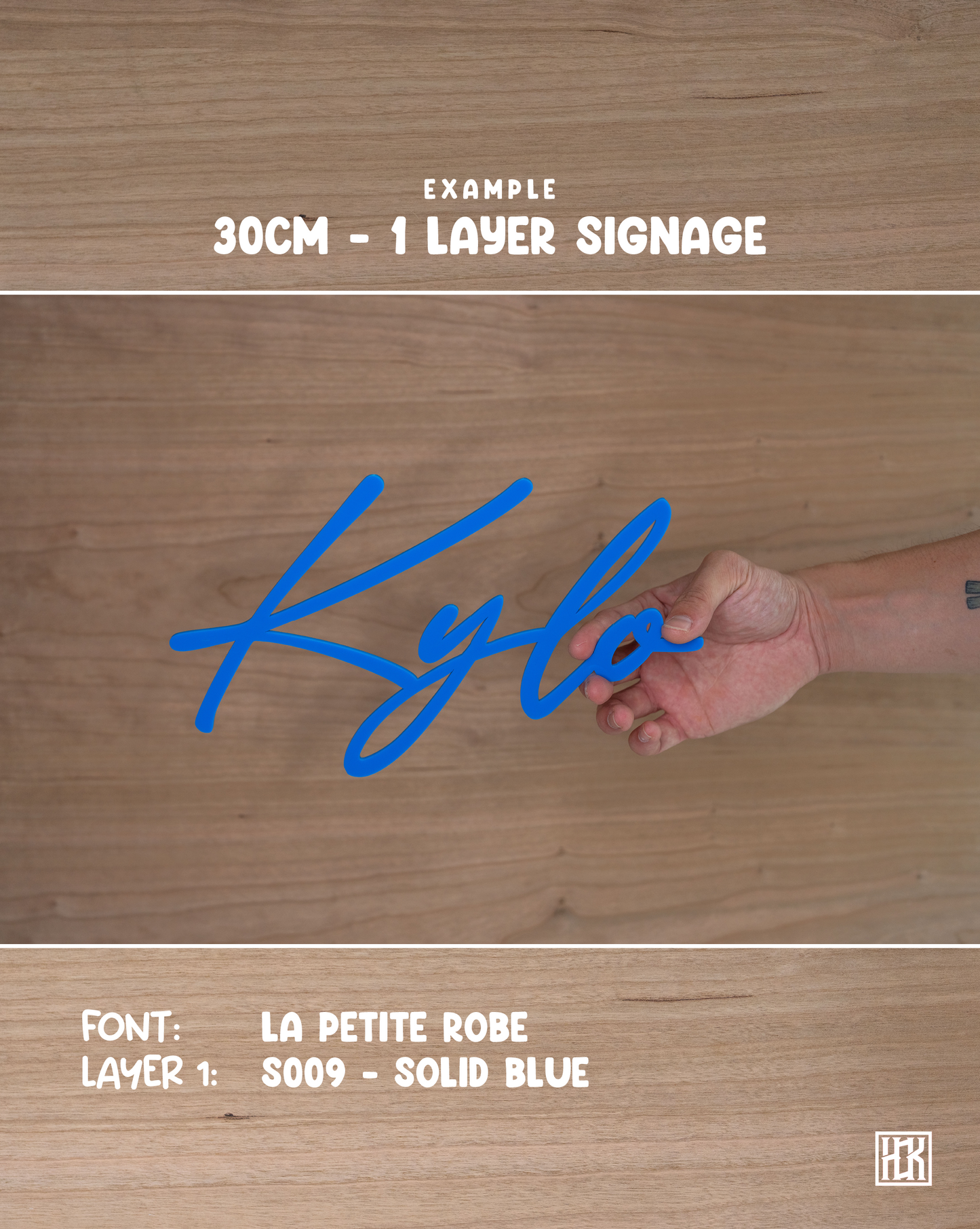Acrylic Text Signage