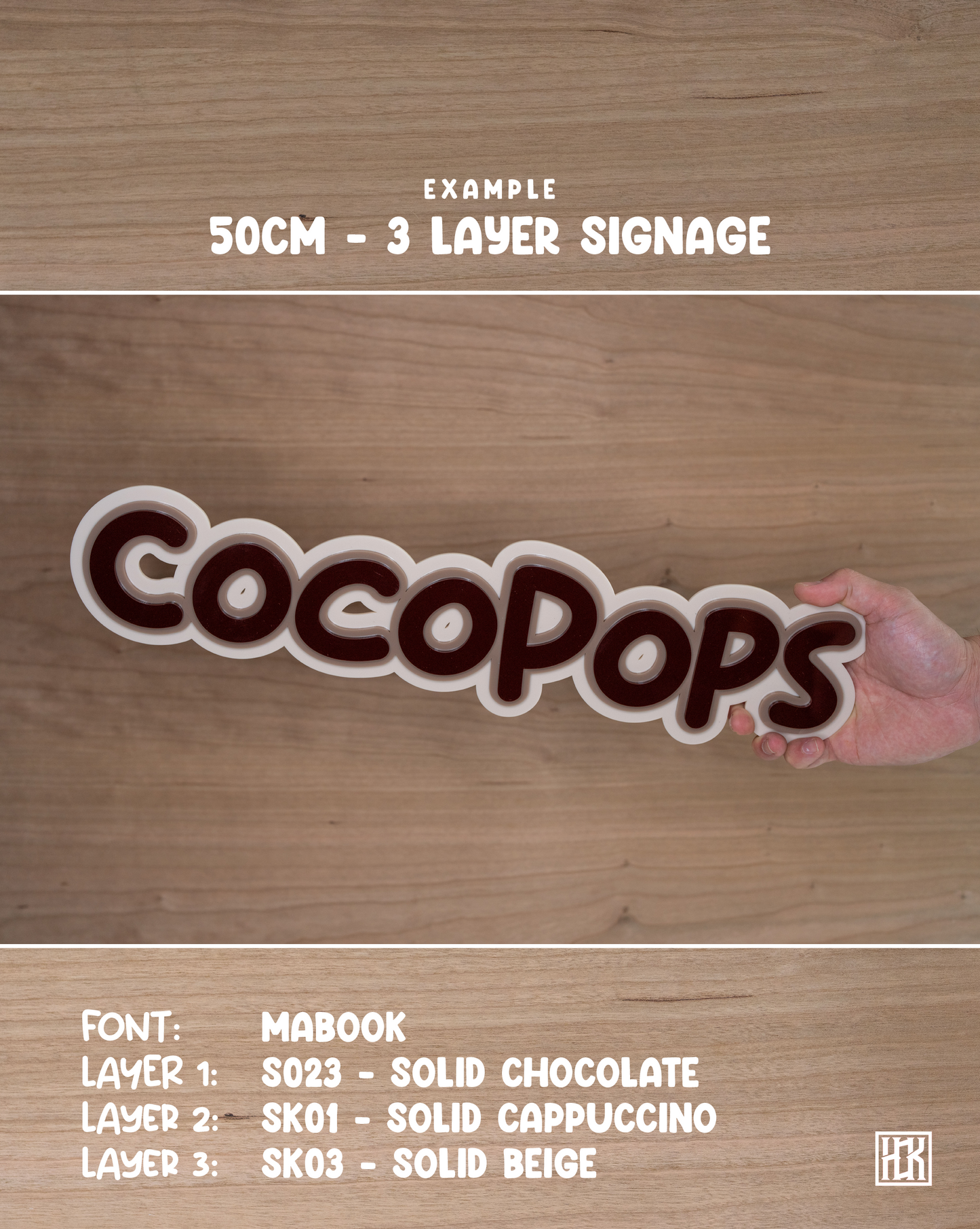 Acrylic Text Signage