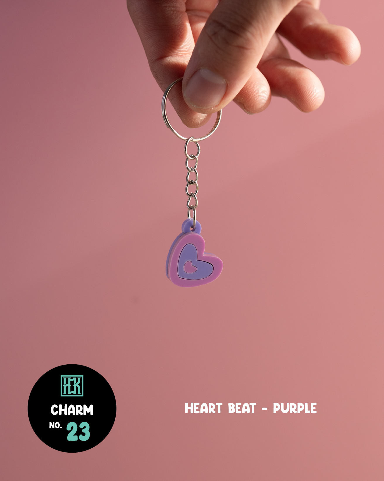 #023 Heart Beat - Purple