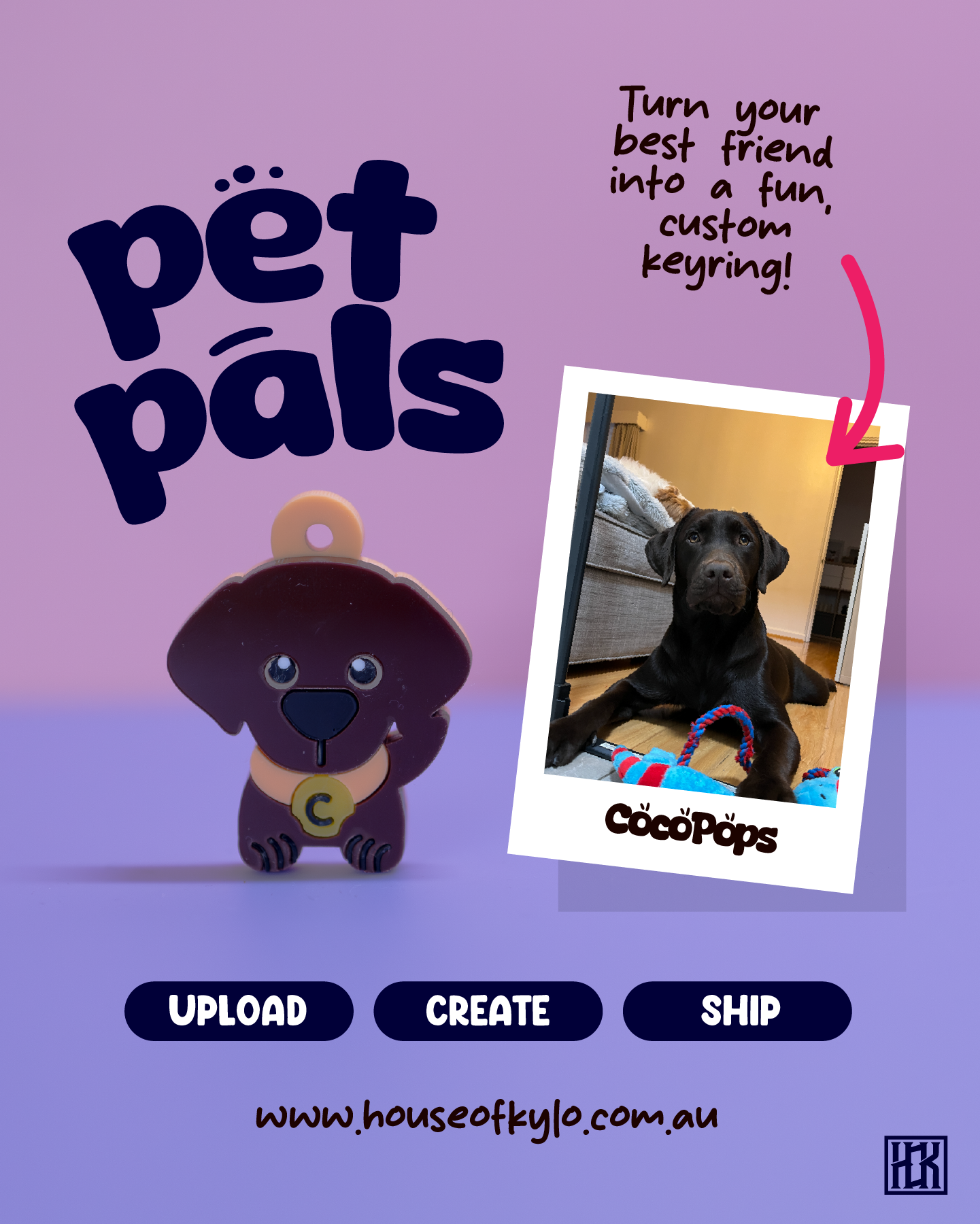Pet Pals Keychain