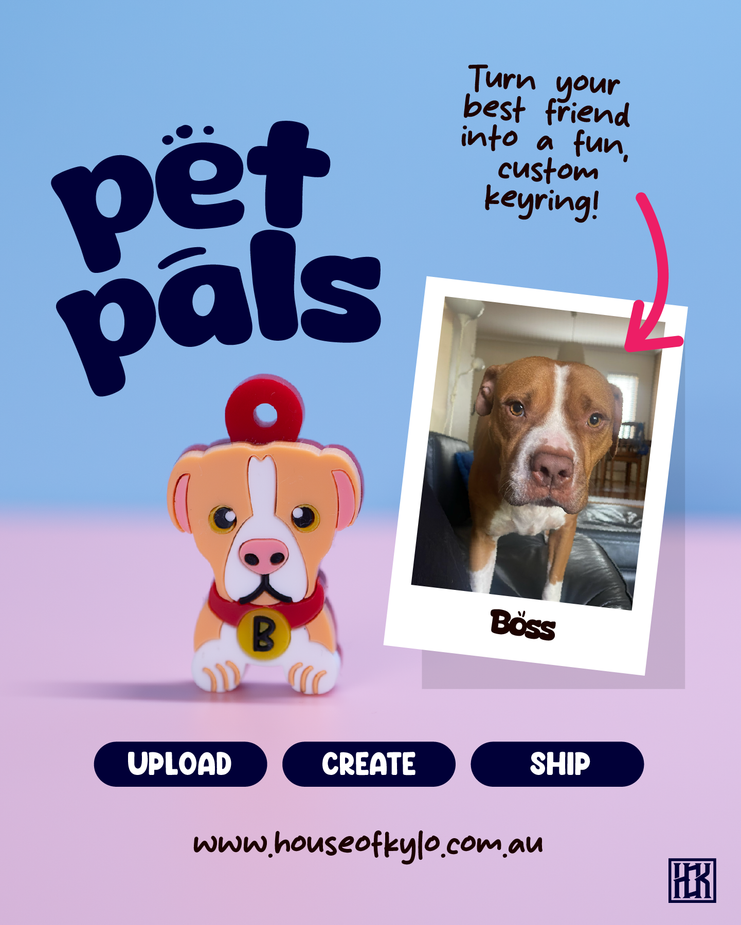 Pet Pals Keychain