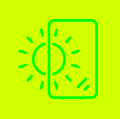 T005 - Transparent Fluro Green