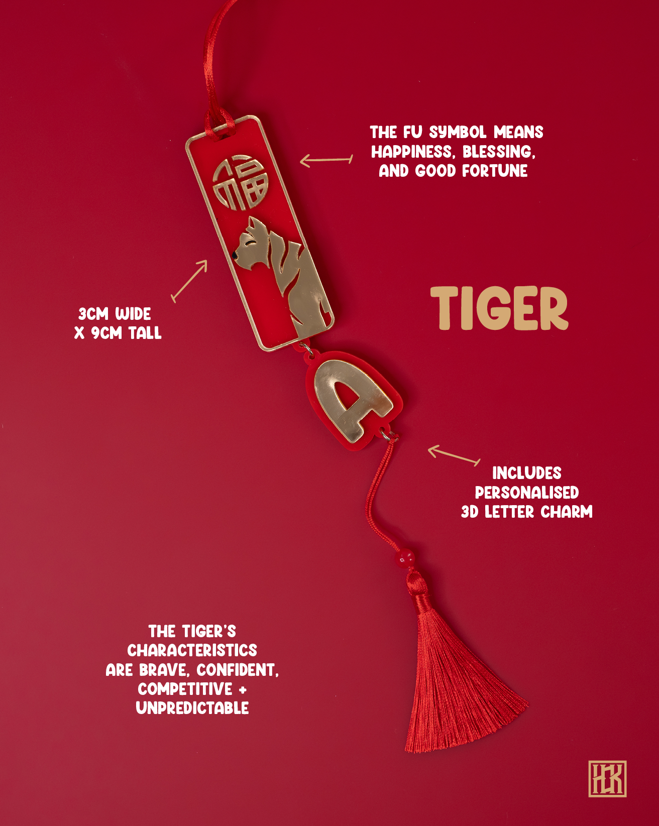 Lucky Tiger Zodiac Talisman