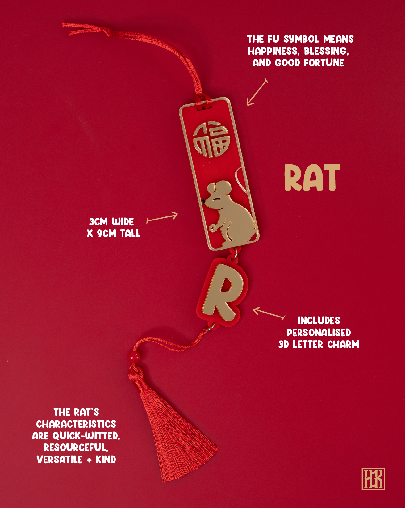 Lucky Rat Zodiac Talisman