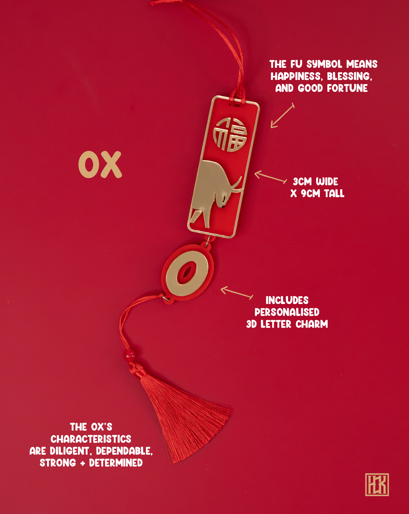 Lucky Ox Zodiac Talisman