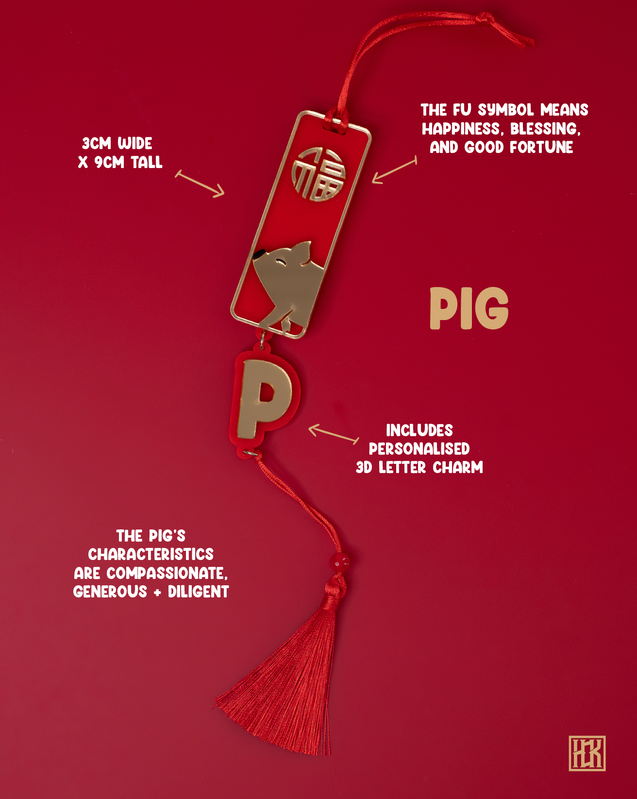 Lucky Pig Zodiac Talisman