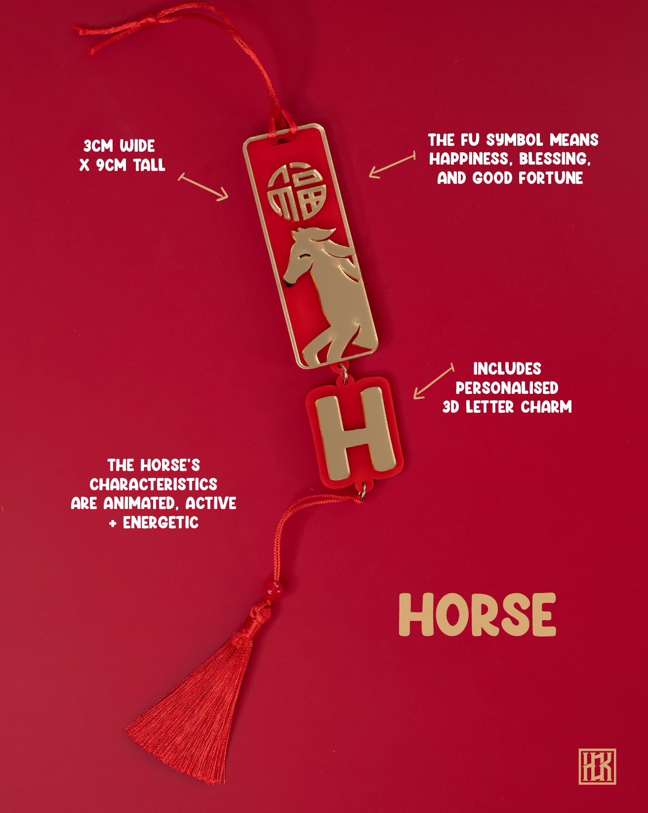 Lucky Horse Zodiac Talisman