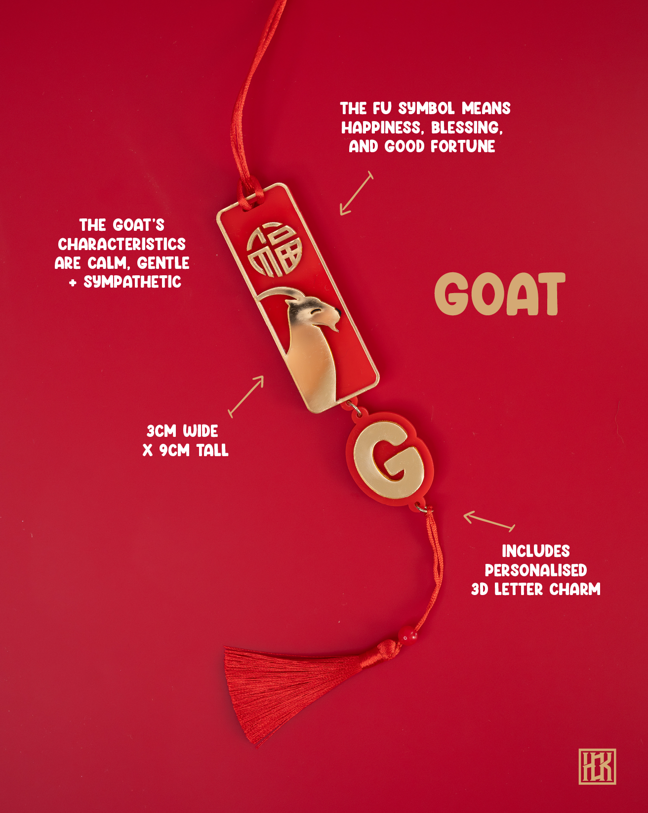 Lucky Goat Zodiac Talisman