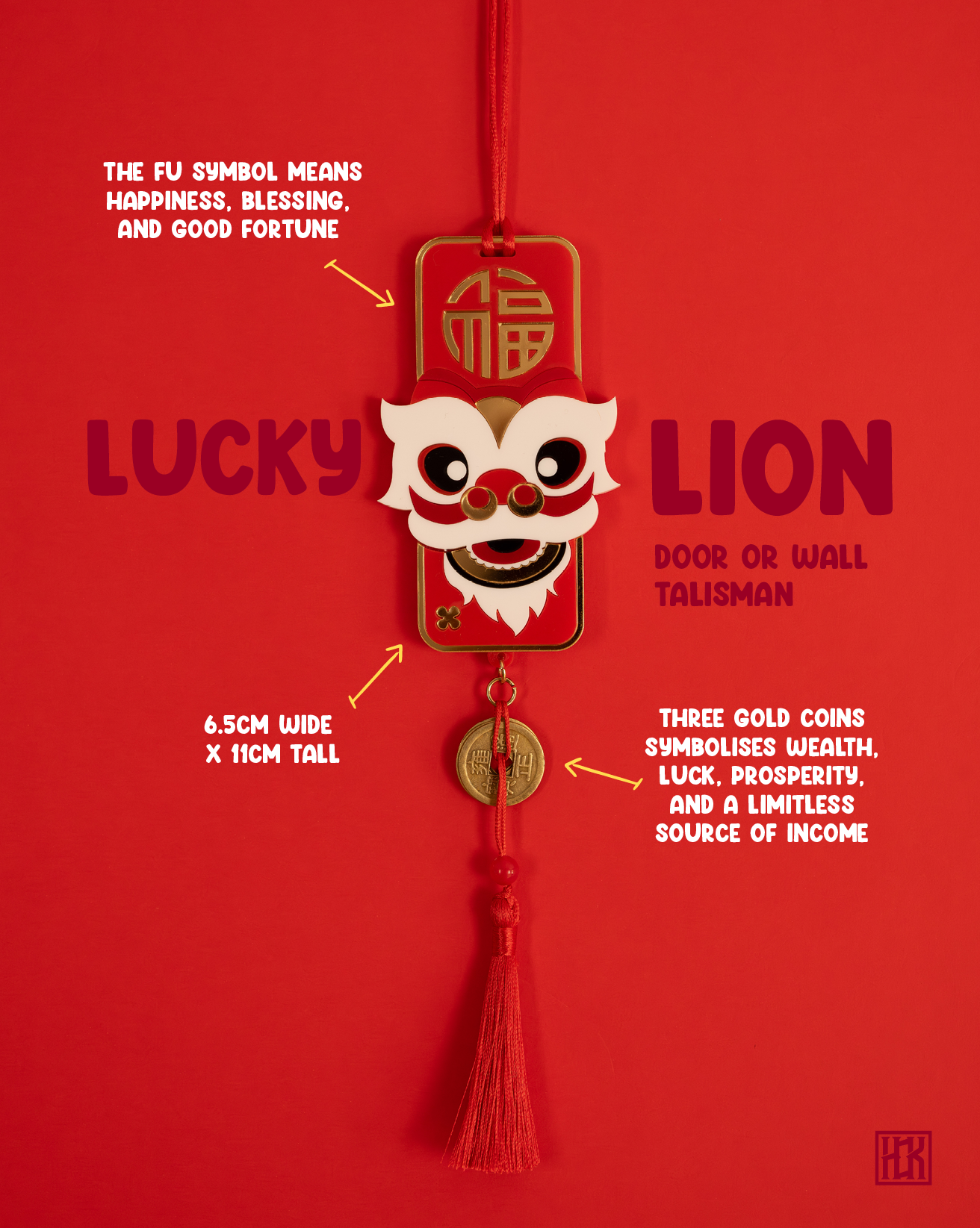 Lucky Lion Talisman (Small)
