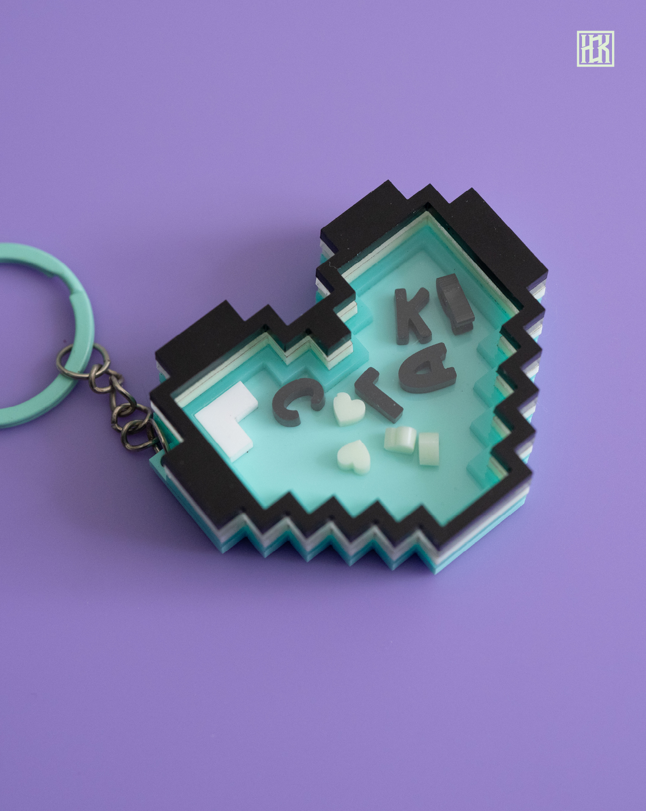 Personalised Pixel Hearts