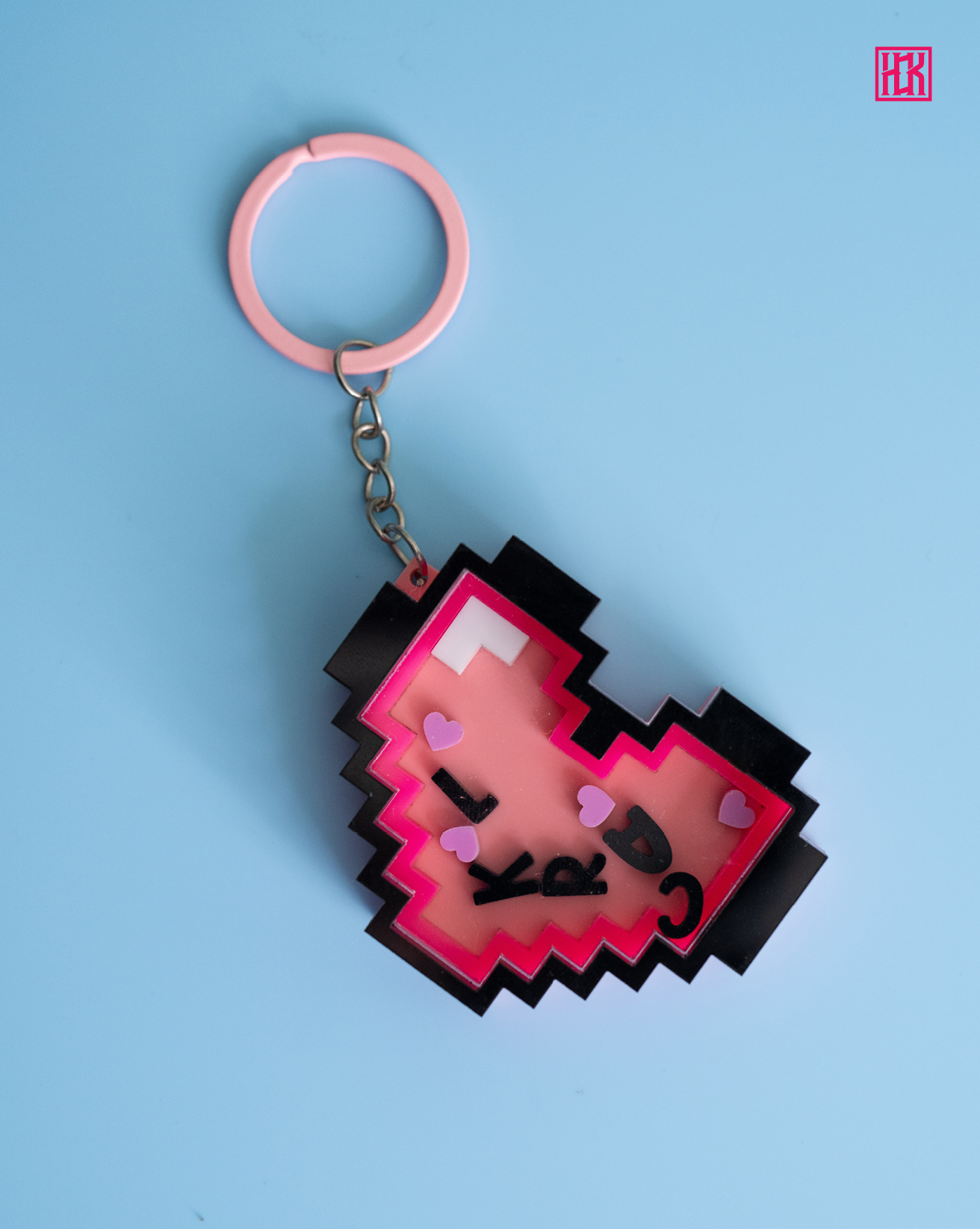 Personalised Pixel Hearts