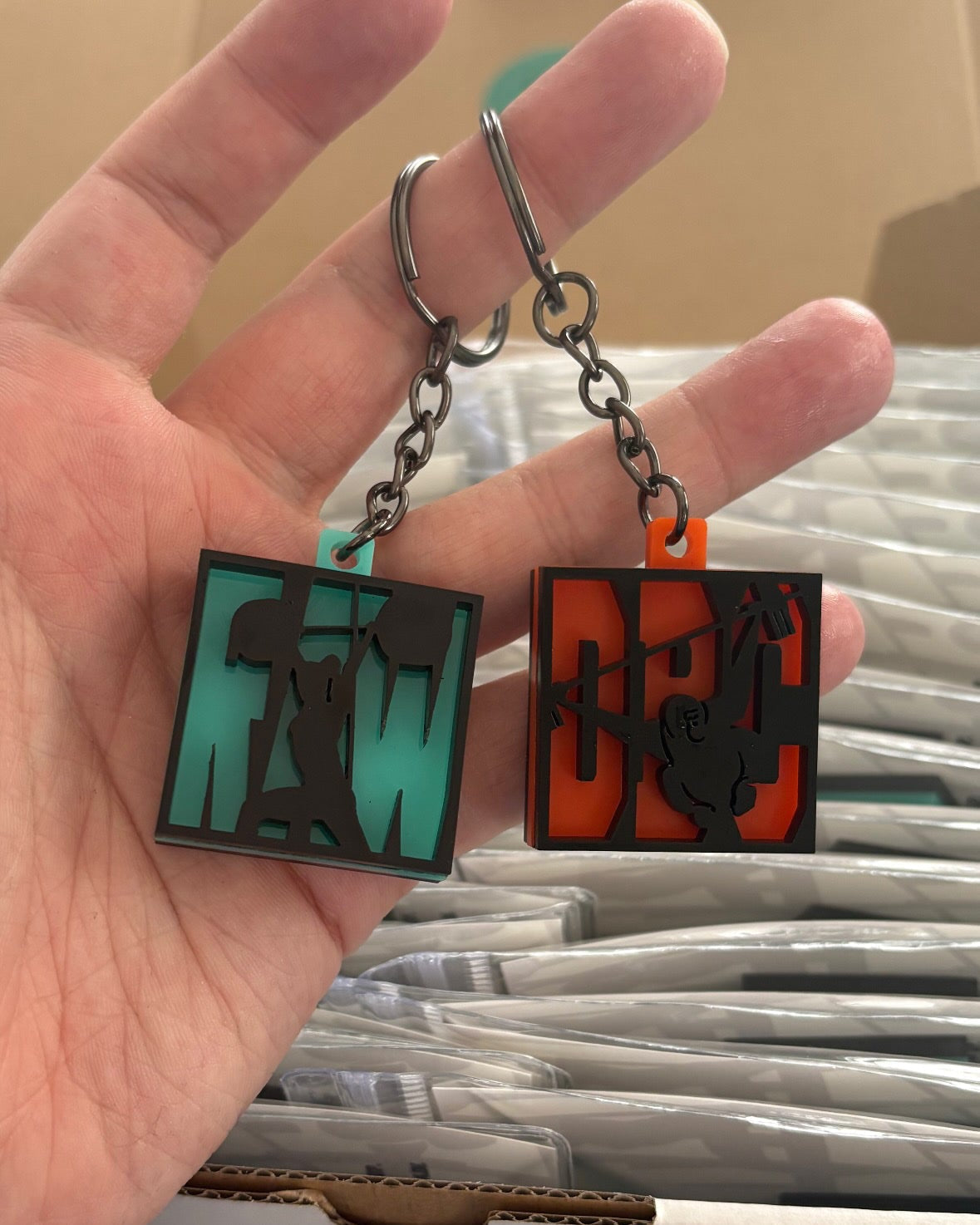 Dual-Branded Keyrings for RAW and DBC