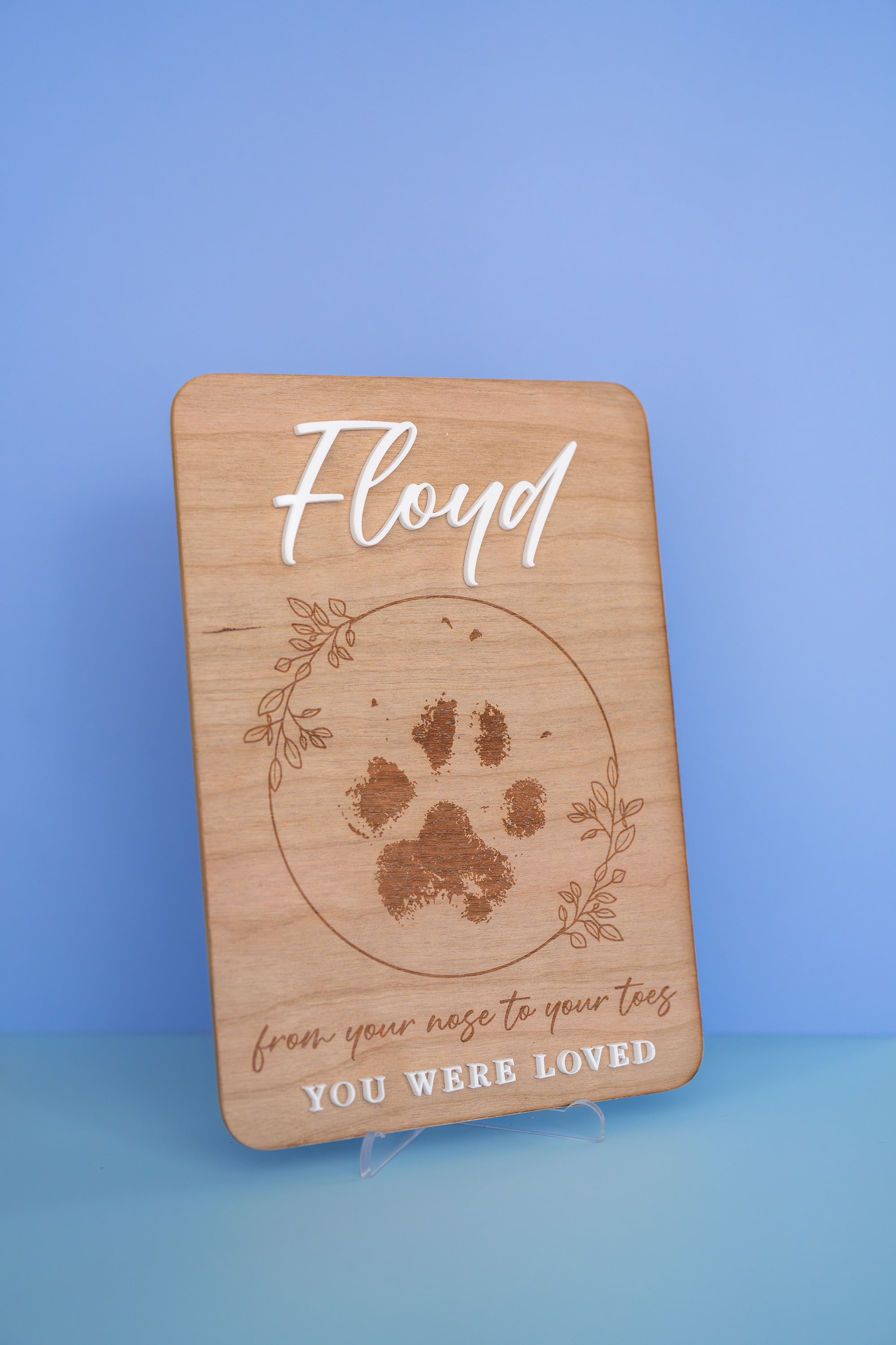 Custom Pet Memorial Plaques for Comfy Critters