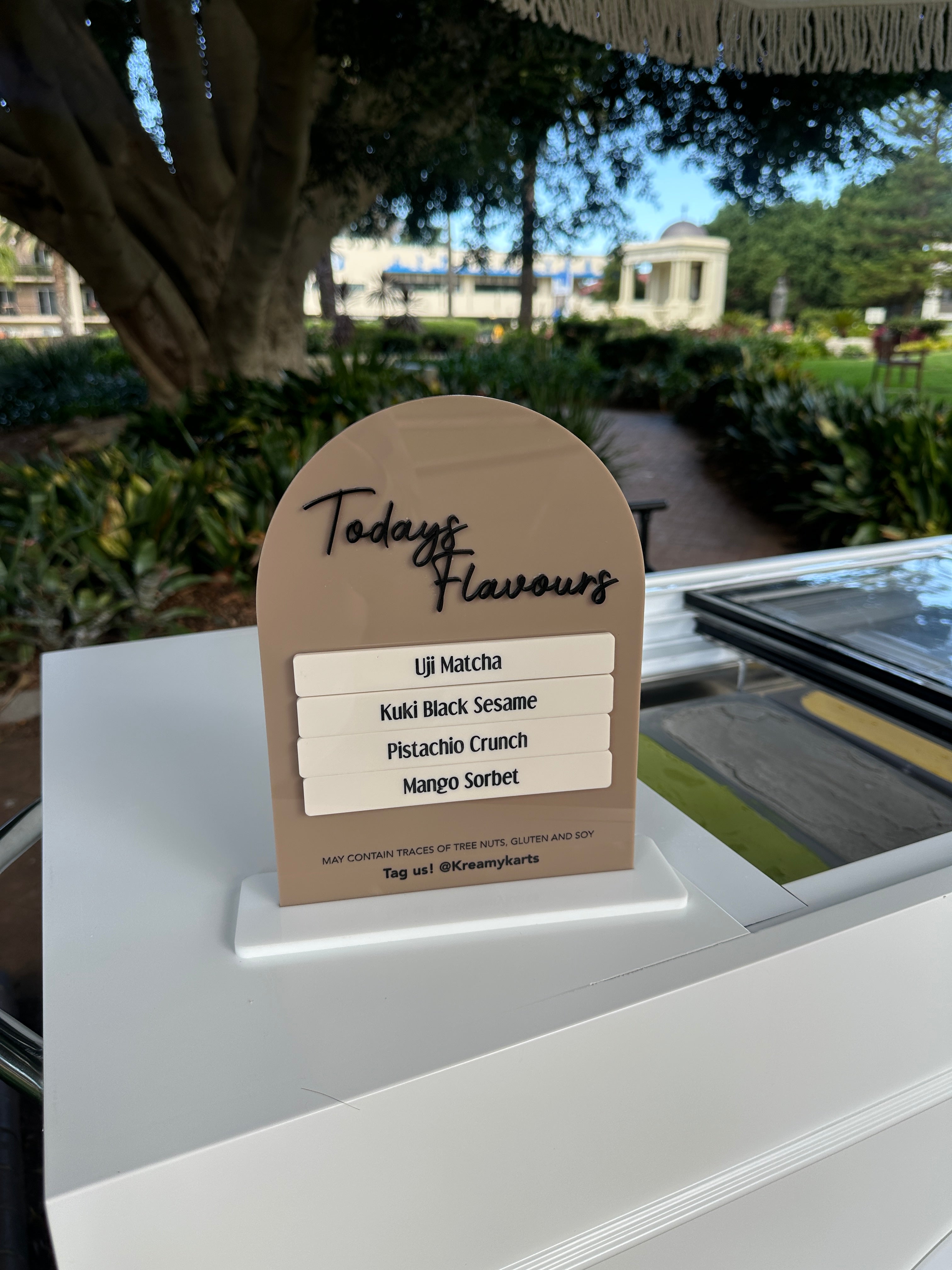 Custom Signage - Kreamy Karts