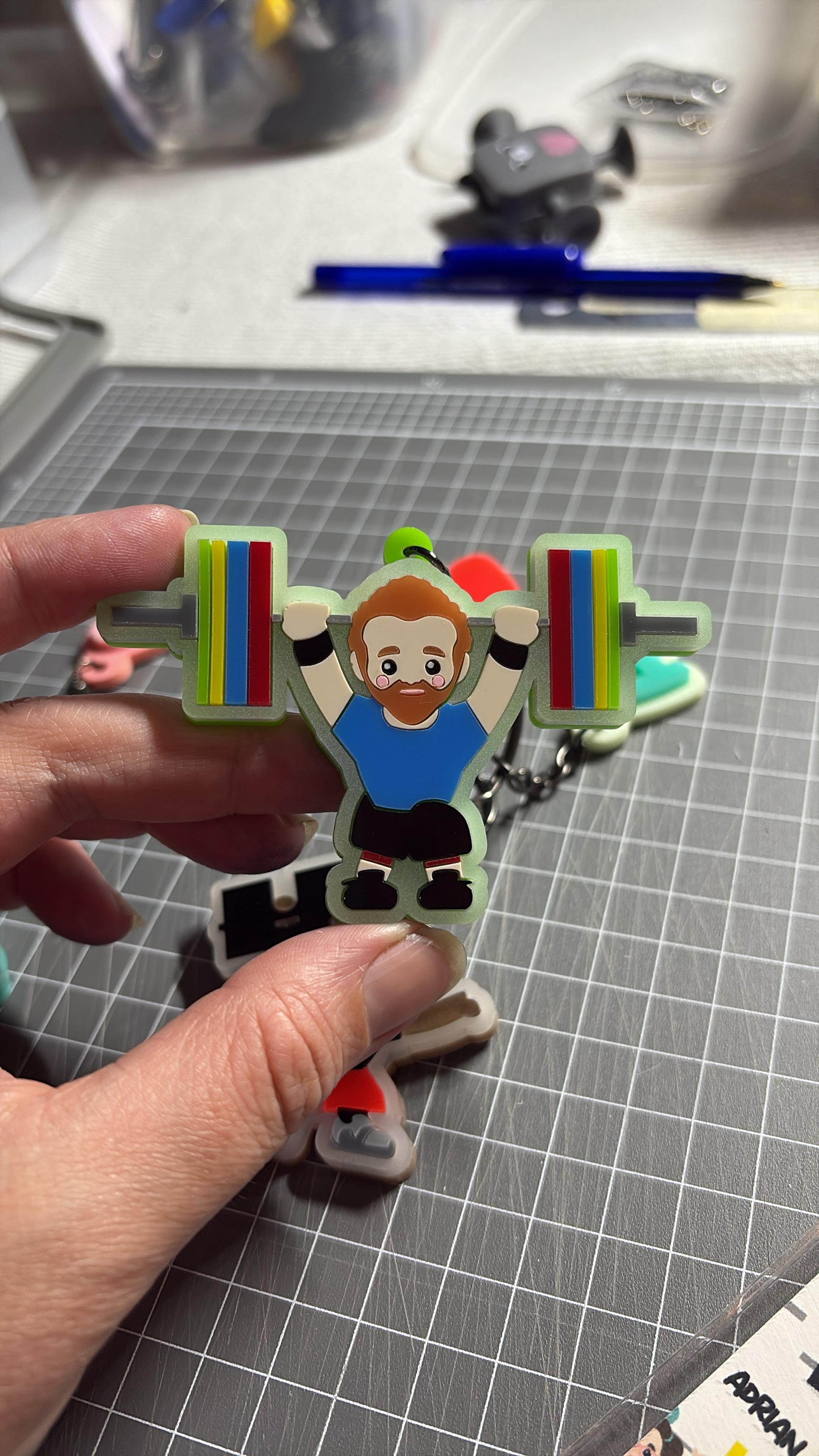 Personalised Team Keyrings
