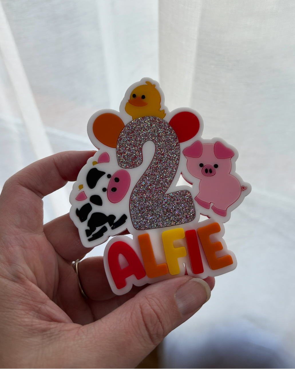 Custom Order - Alfie's Birthday Badge