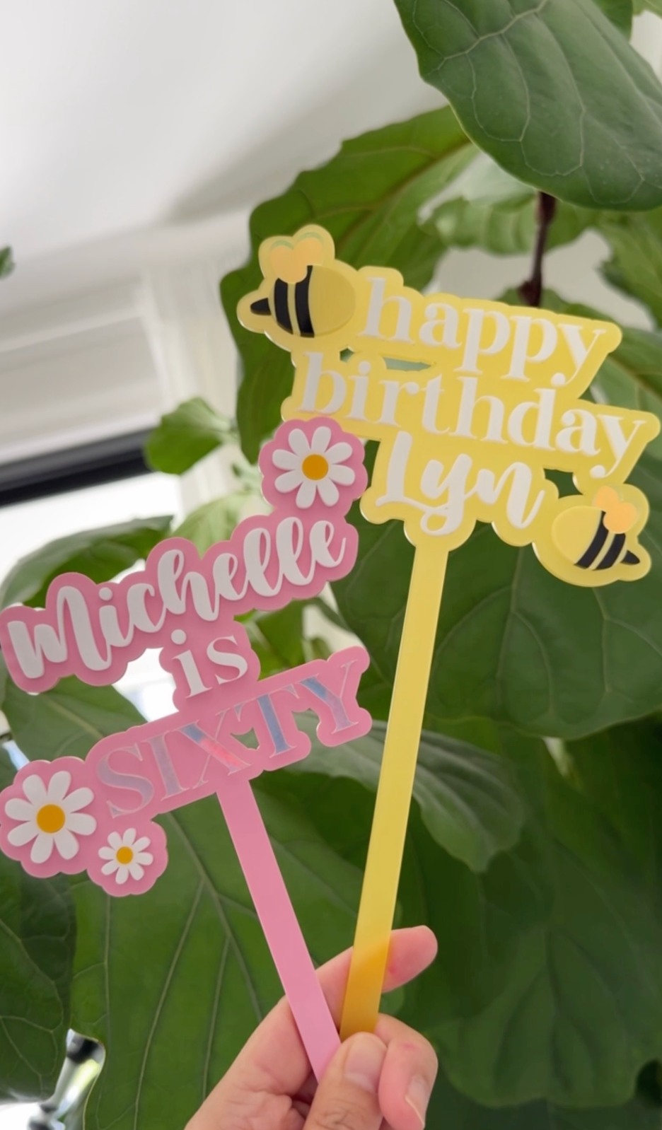 Custom Cake Topper Set