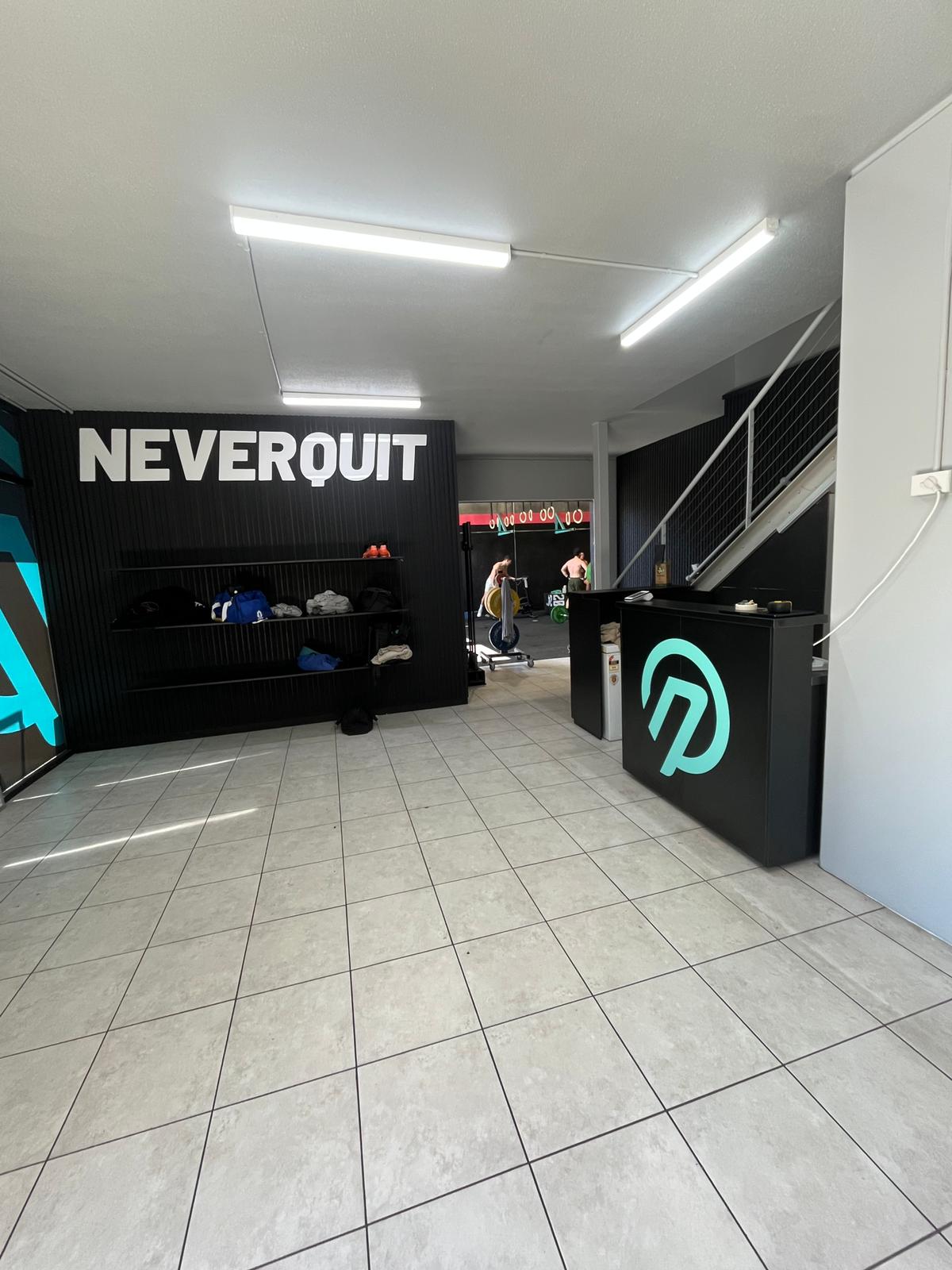CrossFit NeverQuit - Custom Signage