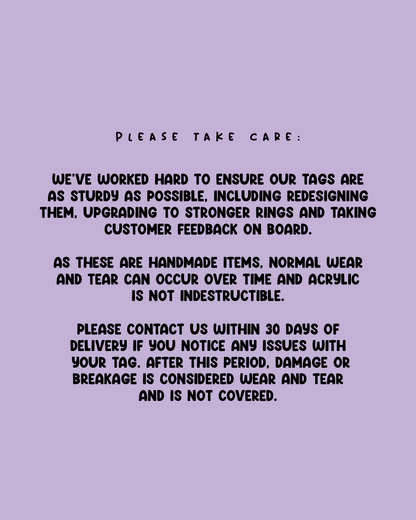 Personalised Pet Tags