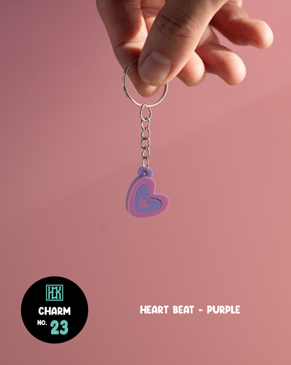 #023 Heart Beat - Purple