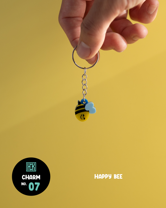 #007 Happy Bee Charm