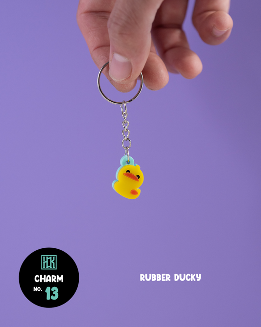 #013 Rubber Ducky Charm