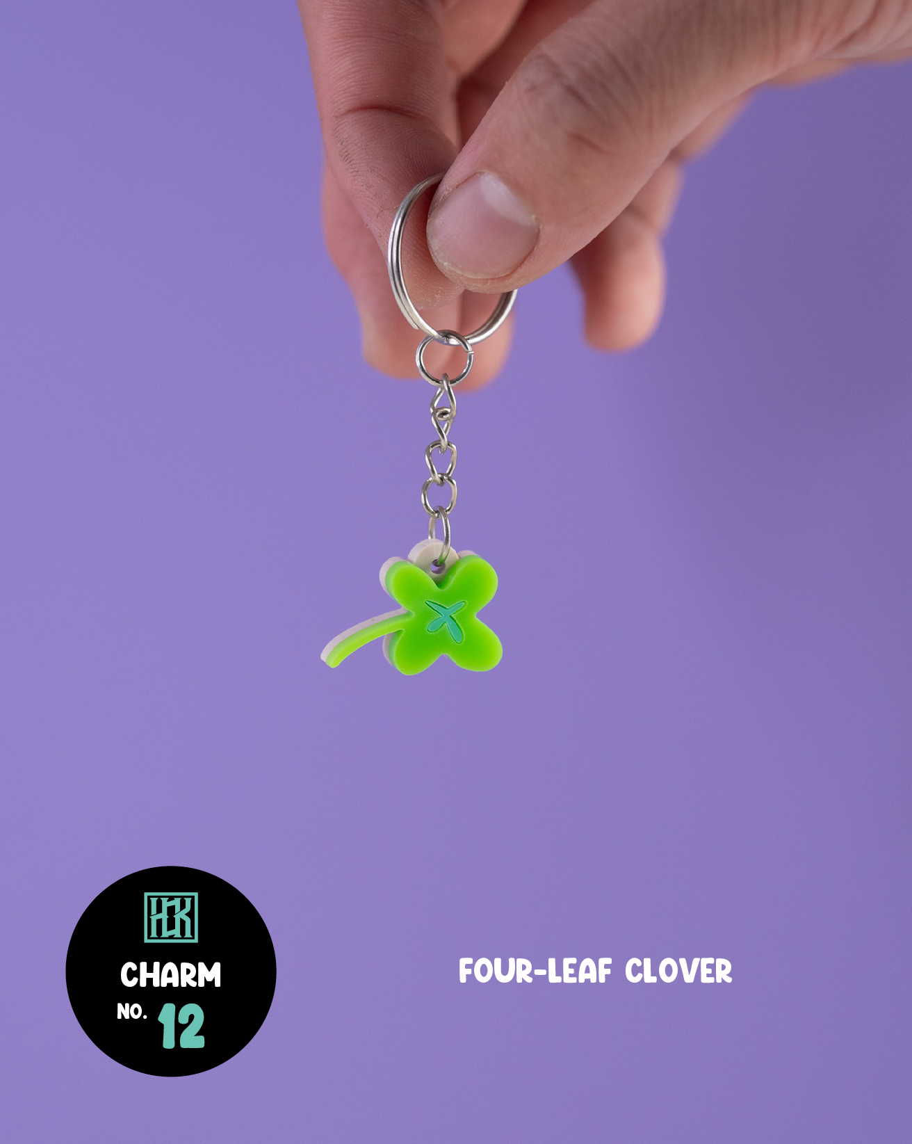 #012 Four-Leaf Clover Charm