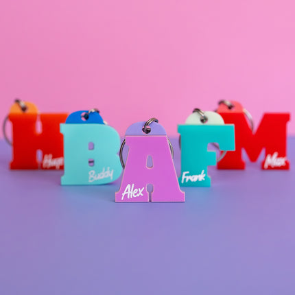 Letter Pet ID Tag