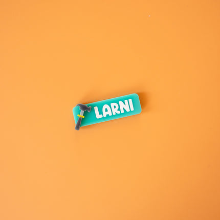 CUSTOM CHARM NAME BADGE