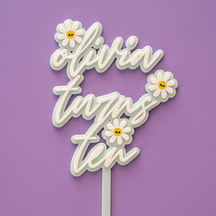 Daisy Cake Topper