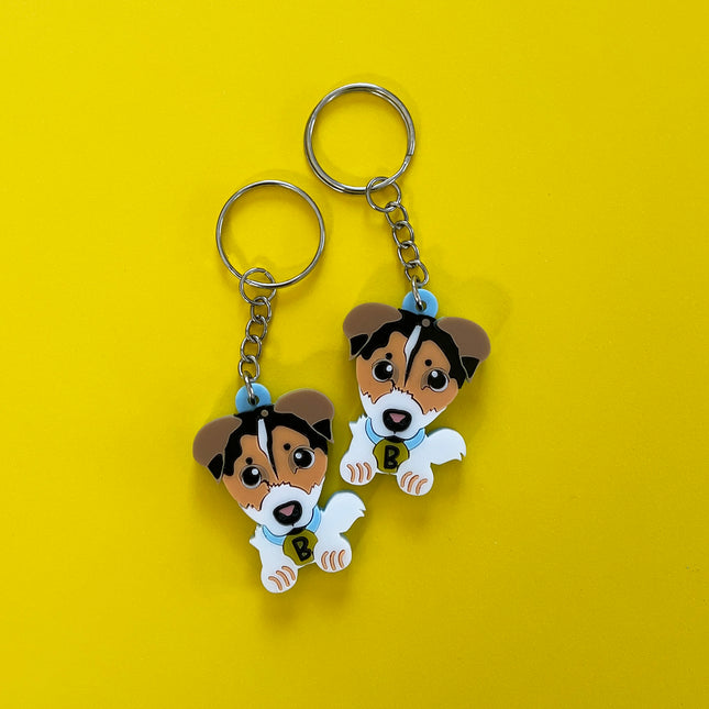 Custom Cartoon Pet Portrait Keyring