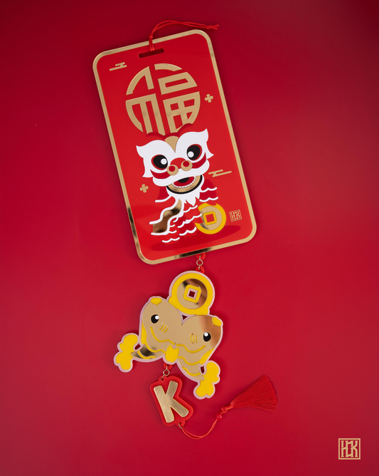 Lucky Lion x Goldfish Talisman (Large)