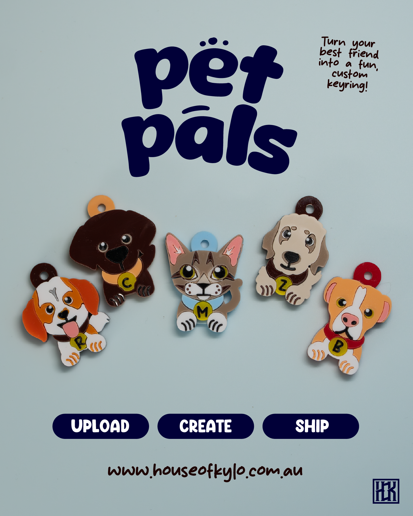 Pet Pals Keychain