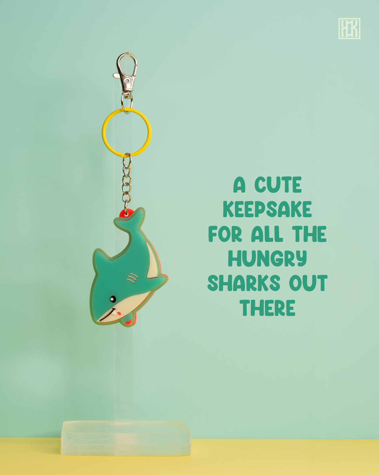 Strawberry Sharktooth's Keychain Set