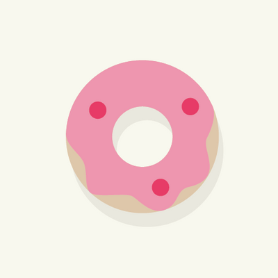 044 - Strawberry Donut