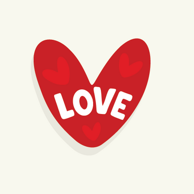 083 - 'LOVE' Heart