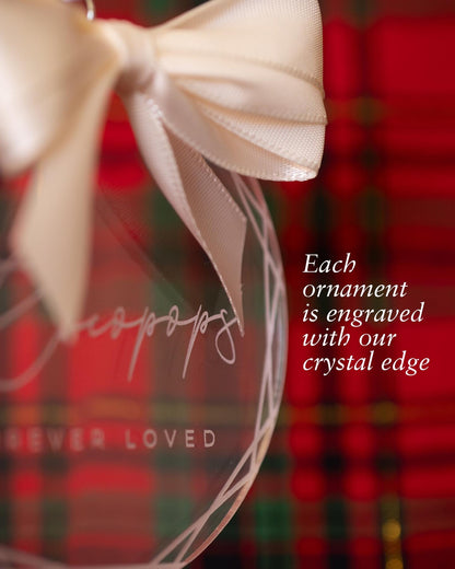 Engraved Personalised Name Christmas Ornaments