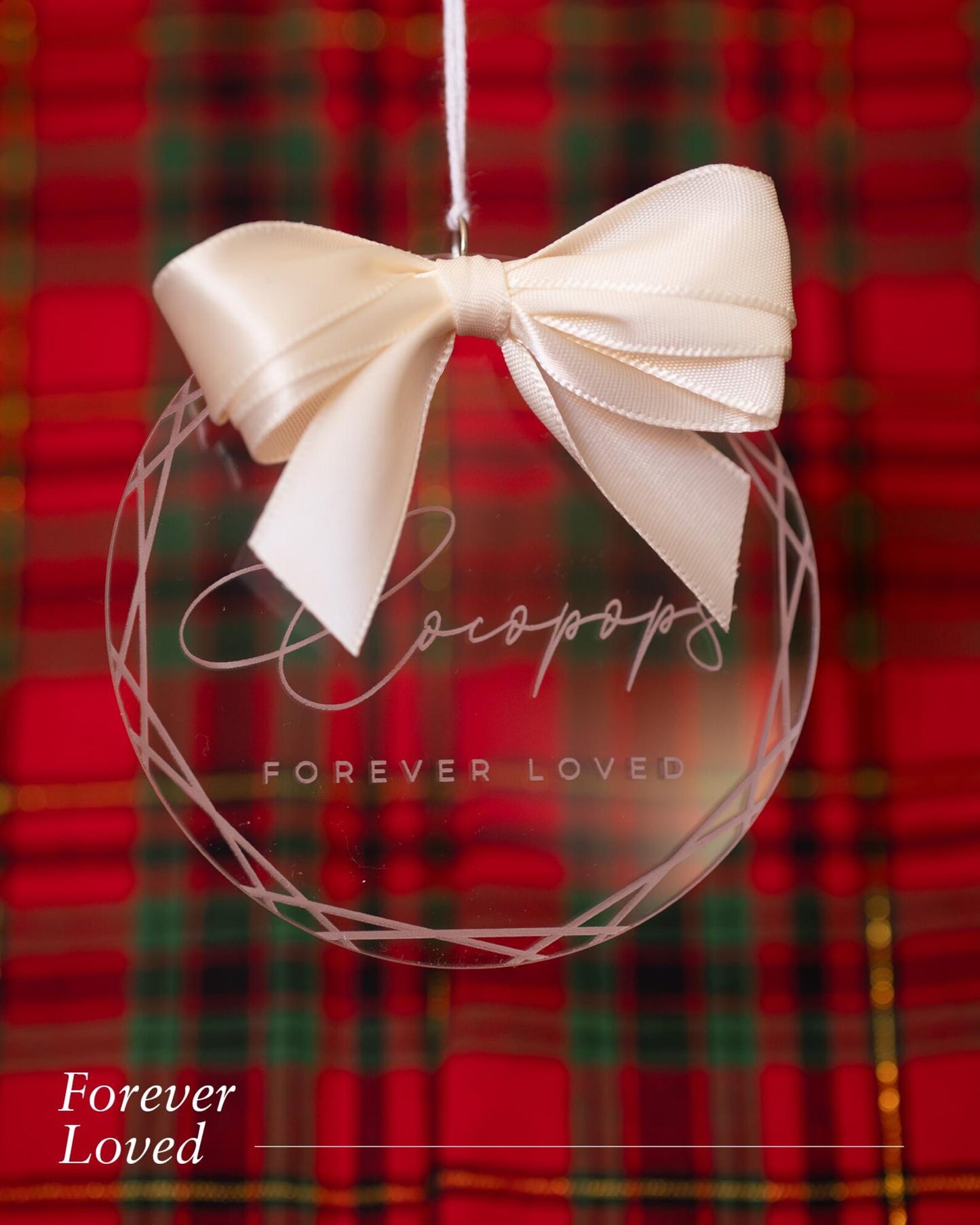 Engraved Personalised Name Christmas Ornaments