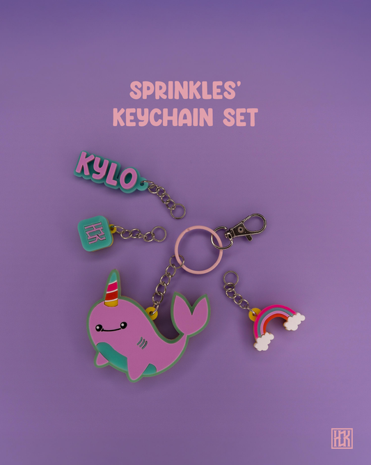 Sprinkles' Keychain Set